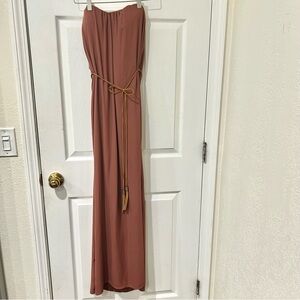 Foreign Exchange Dusty Rose Strapless Dress